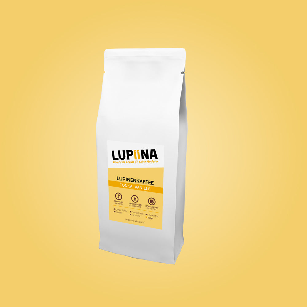 Lupiina Tonka Vanille von Beans & Friends – Lupinenmischung mit Tonkabohne und Vanille