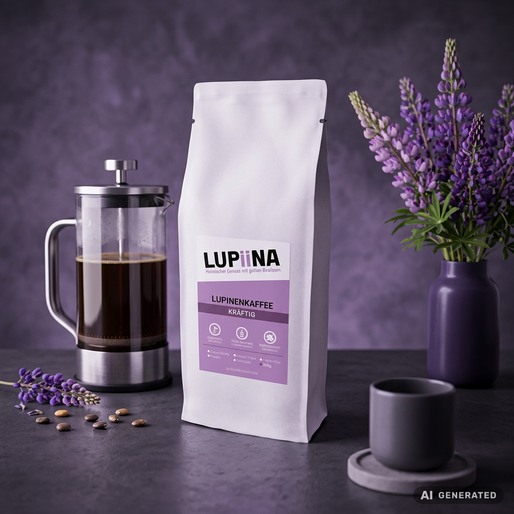 Lupiina Kräftig von Beans & Friends – 100 % Lupinenkaffee mit malziger Aromatik und feinen Nussnoten