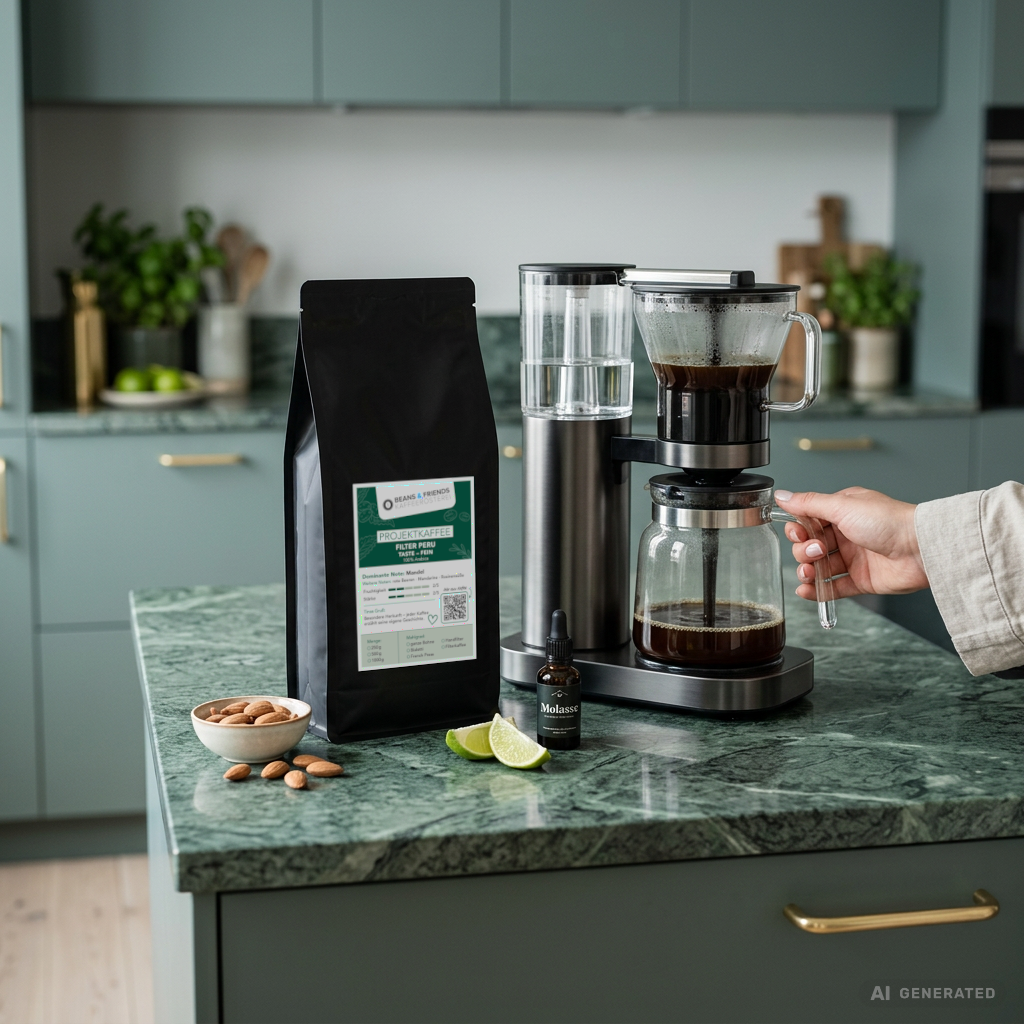 Peru Kaffee Mild von Beans & Friends – Länderkaffee mit Kakao- und Nussnoten, geeignet für Filterkaffee und Vollautomaten