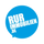 „Rur-Immobilie Logo – Kreisform in Blau mit weißer Schrift, Bürokunde.“