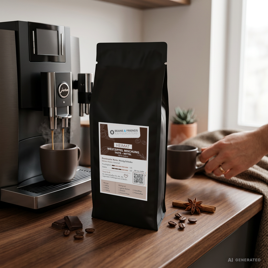 Westzipfel Kaffee von Beans & Friends – regionaler Kaffee mit würzigen und schokoladigen Noten