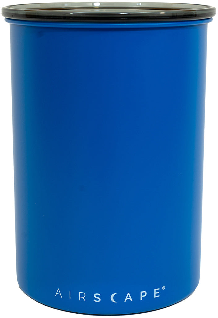 Airscape Kaffeedose mittel blau aus Edelstahl