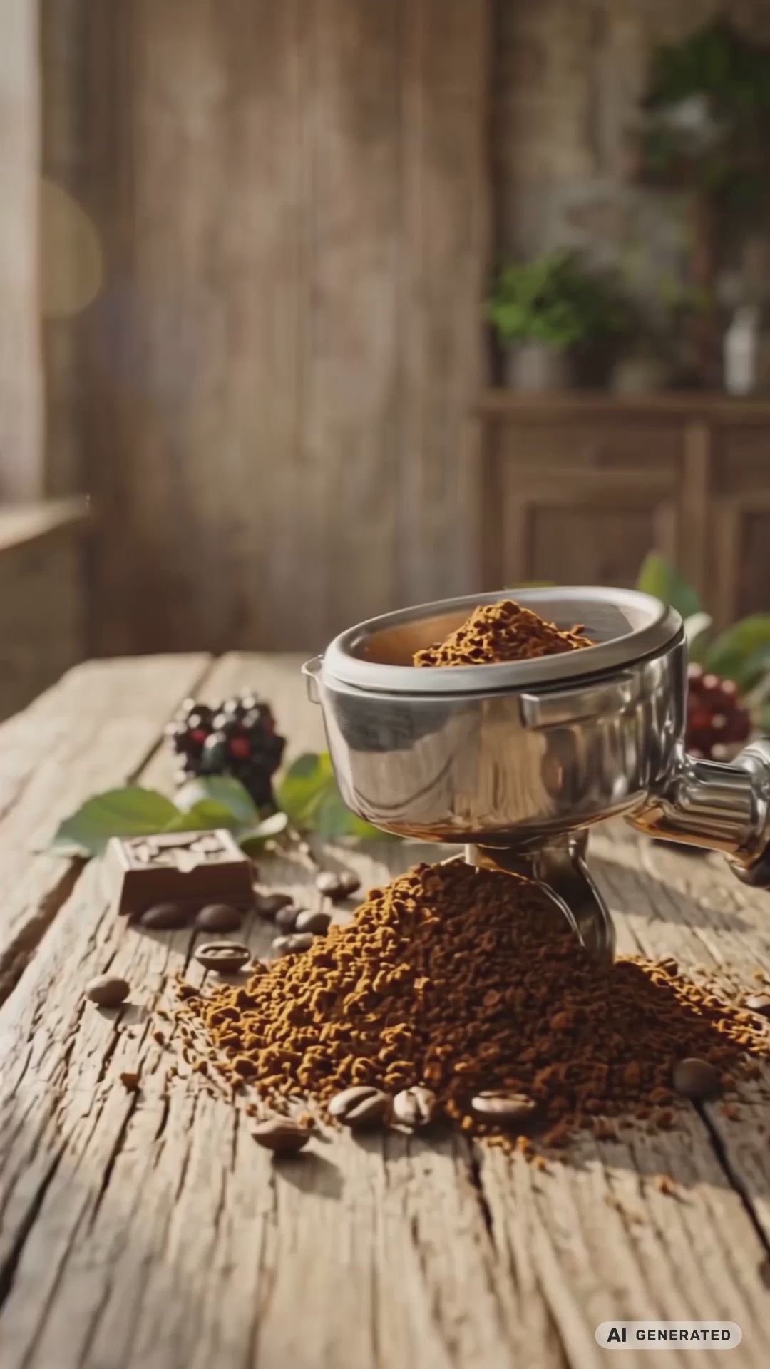 Kurzes Video zur Espressozubereitung mit einer Siebträgermaschine.